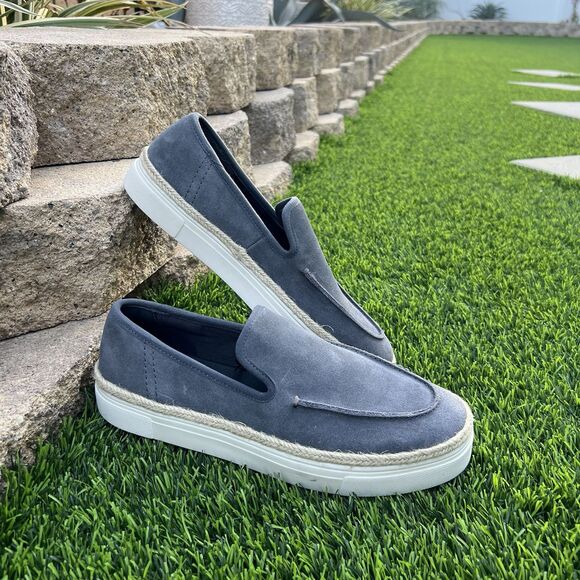 Zara Men's Casual Leather With Suede Blue Loafers Size US 7 UK 6 EUR 39 NWOT - Picture 3 of 17